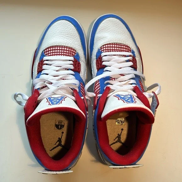 Custom Nike Jordan 4 - Houston Oilers display picture 3
